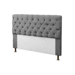 Cabeceira para Cama Box Casal 140cm Mirage c/ Capitonê Suede Cinza - Dl Decor é boa?
