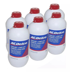 Kit 6 Aditivos Radiador Diluido Original Acdelco Menor preço em Kit 6 Aditivos Radiador Diluido Original Acdelco