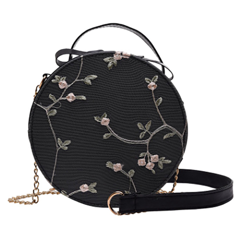black round sling bolsa