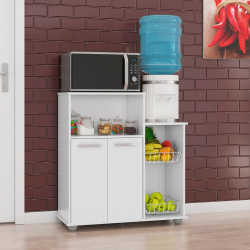 Armário Multiuso Fruteira 2 portas Sollys Poliman Branco é boa?