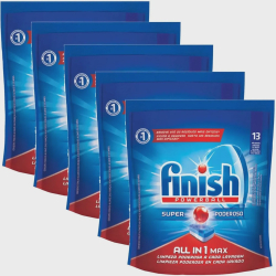 Kit 5 Detergente Finish Powerball Tablets Maquina Lavar Louças Menor preço em Kit 5 Detergente Finish Powerball Tablets Maquina Lavar Louças