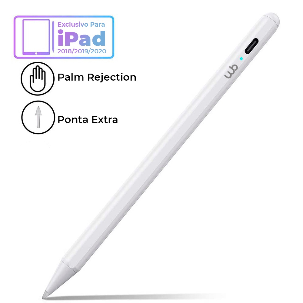 Caneta Pencil Wb Para Ipad Com Palm Rejection E Ponta De Alta Precisao 1 0mm Em Promocao Ofertas Na Americanas