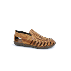 Sandália Chinelo De Couro Masculino Avelã Florença Menor preço em Sandália Chinelo De Couro Masculino Avelã Florença