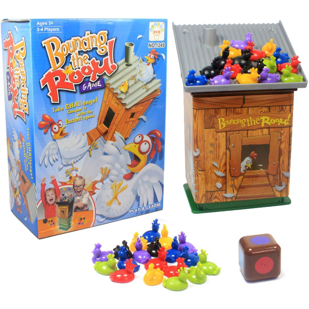 JOGO SALTA GALINHA - UNIK - Babu Brinquedos