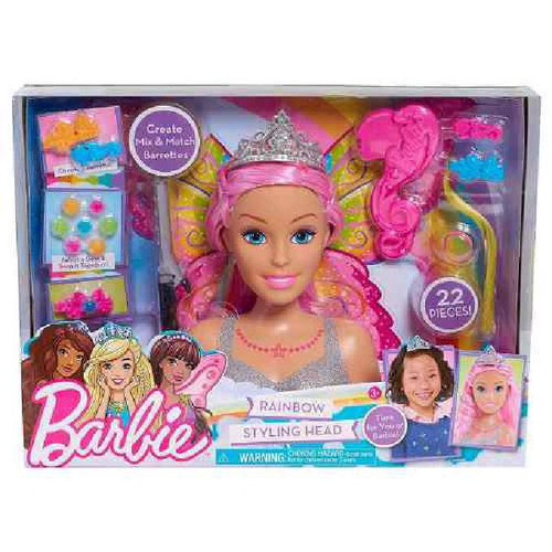 Barbie cabeca da boneca para pentear e maquiar: Com o melhor preço