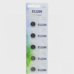 Menor preço em 05 Baterias Pilhas de Lítio Elgin CR1220 - 01 cartela com 5 unidades