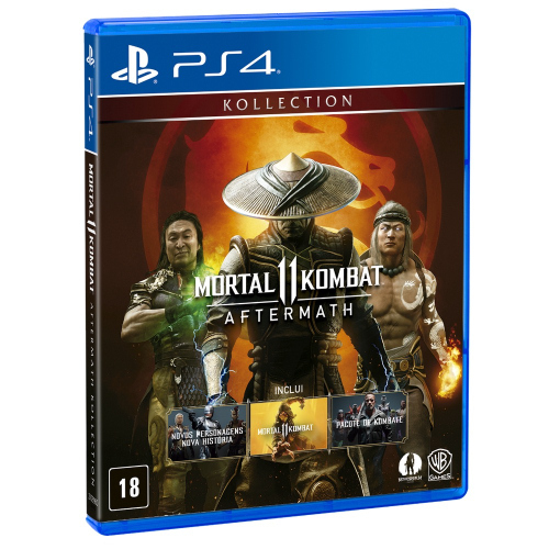 Jogo Mortal Kombat 11 Aftermath Ps4 Mídia Física Lacrado em Promoção na  Americanas