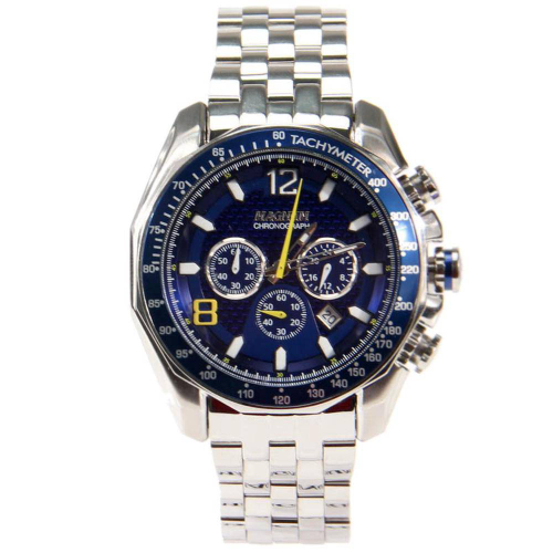 Relógio Magnum Masculino Chronograph Pulseira De Aço