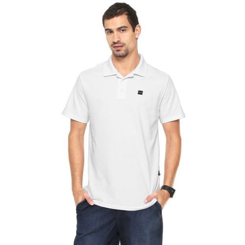 Camisa polo oakley patch  branca em Promoção na Americanas