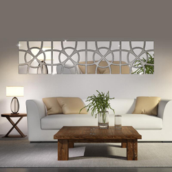 Espelho Decorativo Abstrato Acrílico Sala Quarto Grande Menor preço em Espelho Decorativo Abstrato Acrílico Sala Quarto Grande
