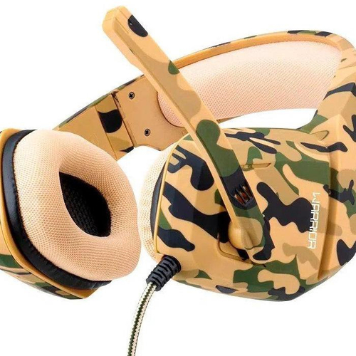 Headset Gamer Warrior Straton USB 2.0 Stereo Army LED Branco - PH305