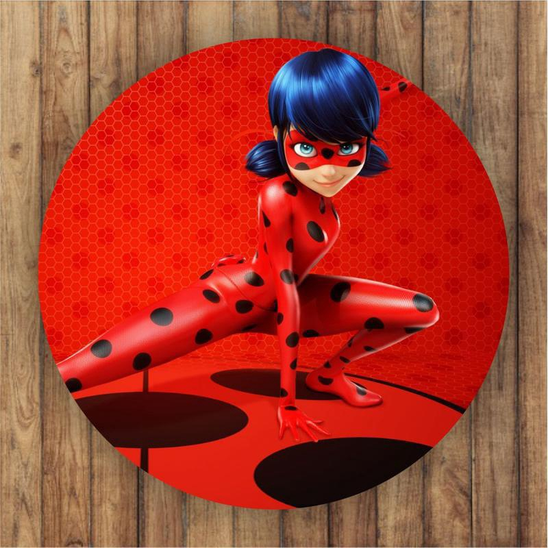 Painel Redondo Ladybug - Adecore Tecidos