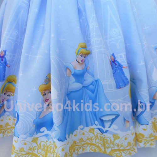 Vestido Infantil Princesa Cinderela Glitter Luxo Festa em Promoção na  Americanas