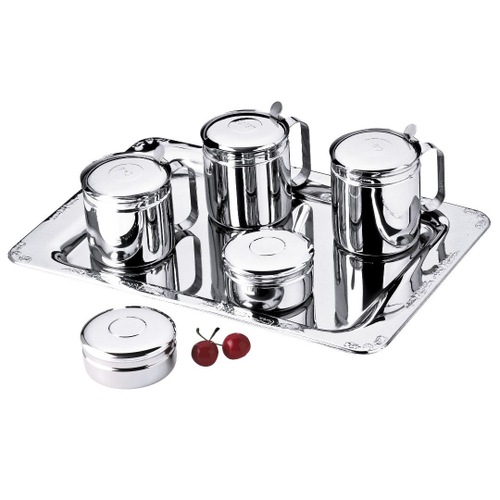 Conjunto De Inox Para Chá E Café Alta Qualidade em Promoção na