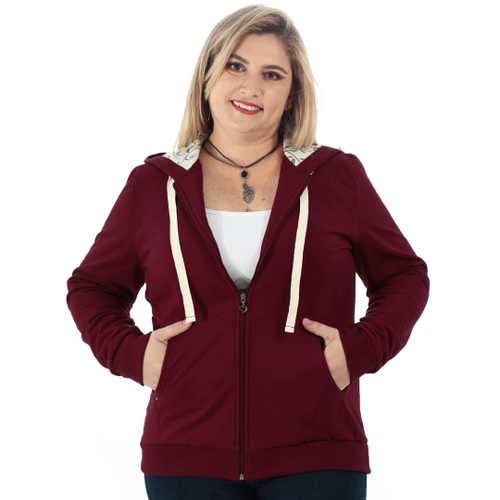 oversized maroon zip up moletom com capuz