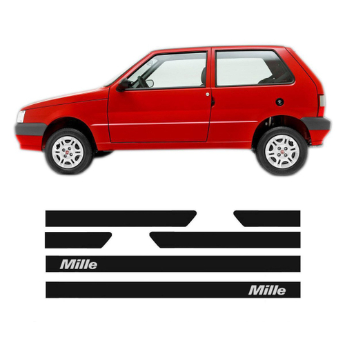 Friso Acabamento Soleira para Porta Fiat Uno Mille 4P Elba 4P