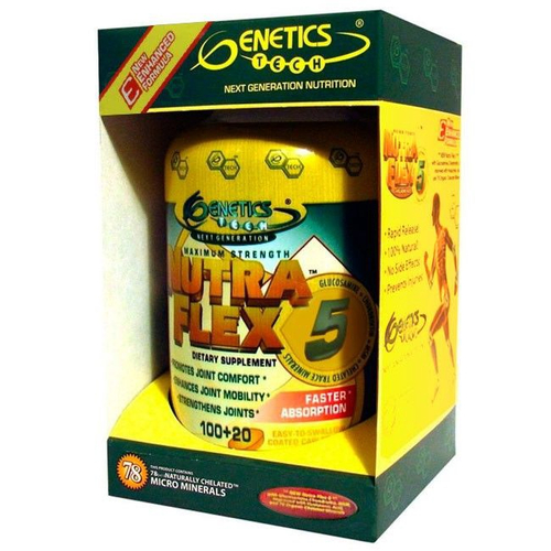 Nutra Flex 5 120 cápsulas - Genetics Tech em Promoção na Americanas