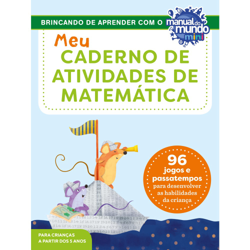 Meu caderno de atividades de matemática