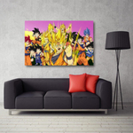 Quadro decorativo emoldurado Desenho Majin Boo Dragon Ball Arte para quarto  sala em Promoção na Americanas