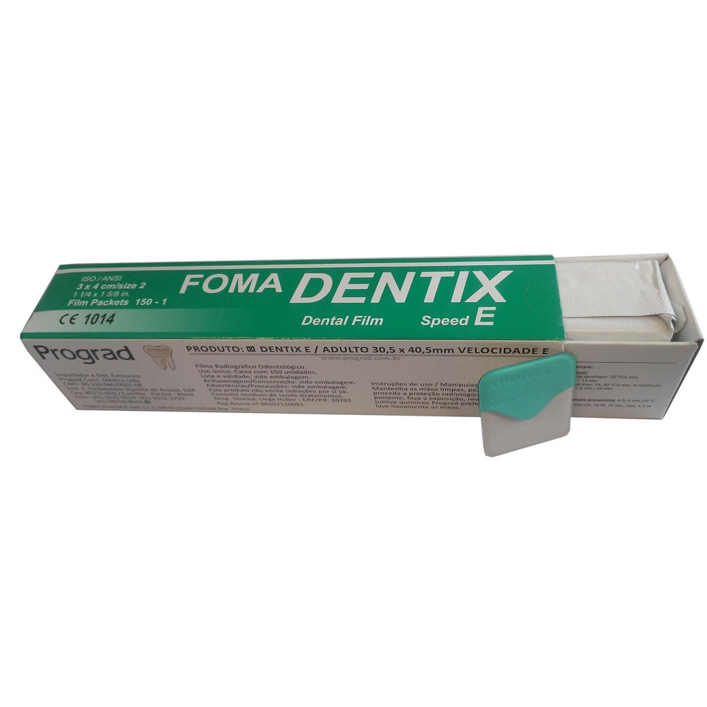 Filme Periapical Dentix Adulto - Medida 3X4 em Promoção na Americanas