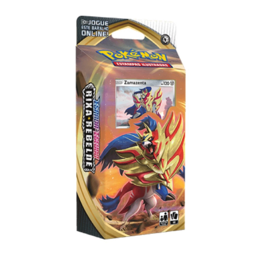 Carta Pokémon Zamazenta V Lendário Grande Jumbo