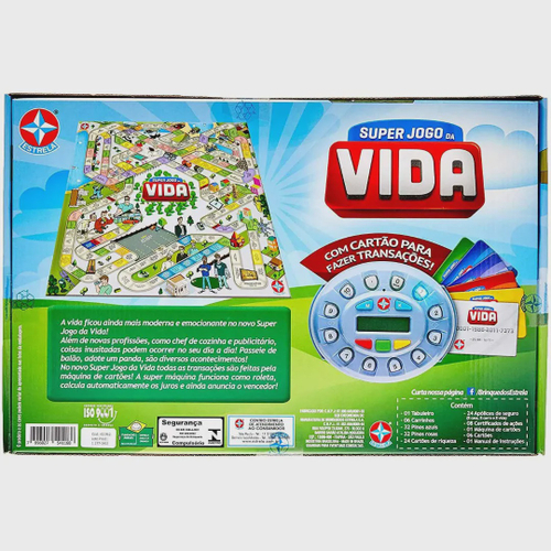 Jogo Da Vida - Estrela 1201602900041 - Outros Jogos - Magazine Luiza