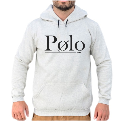 polo pullover moletom com capuz