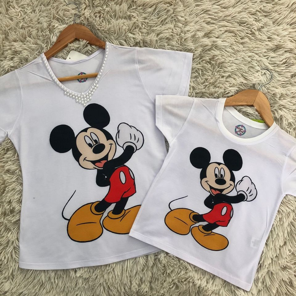 Conjunto mae hot sale e filho mickey