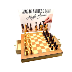 Kit 2 Jogos Xadrez Trilha + Tabuleiro Plástico 24cm 2 Em 1 Raciocínio em  Promoção na Americanas