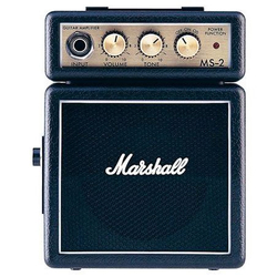 Menor preço em Micro combo Marshall para guitarra black - MS-2-E