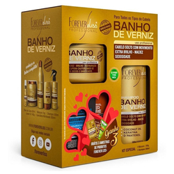 Kit Especial Banho De Verniz Forever Liss Com Menor preço em Kit Especial Banho De Verniz Forever Liss Com