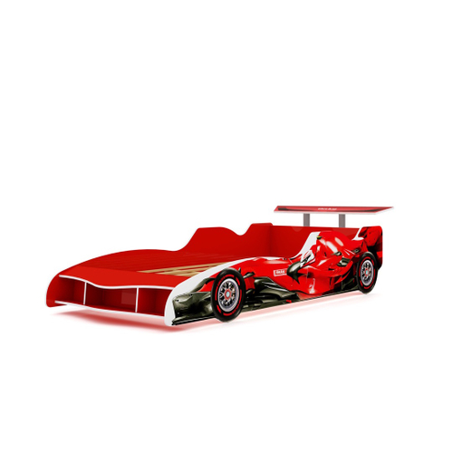 Cama Infantil Carro 100%MDF Racing Car P13 Vermelho - Mpozenato