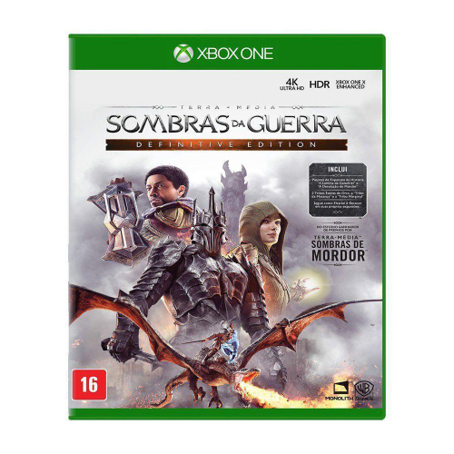 Middle-Earth Shadow Of War Sombras da Guerra Ed. Limitada - Xbox