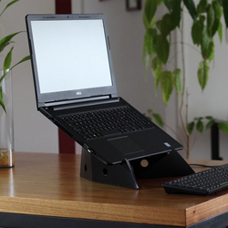 Suporte Ergonômico para Notebooks de 13 a 17 - Dobrável e Portátil - Preto - supi é boa?