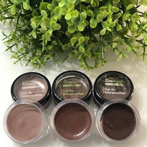 Gel Pasta Delineador Sobrancelha Matte Marrom Face Beautiful em Promoção na  Americanas