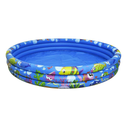 Piscina Inflável 300 Litros Peixinhos Redonda 03 Anéis Azul é boa?