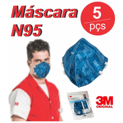 05 Máscaras de Proteção Respiratória PFF2 3M 9820 br N95 Kn95 Menor preço em 05 Máscaras de Proteção Respiratória PFF2 3M 9820 br N95 Kn95