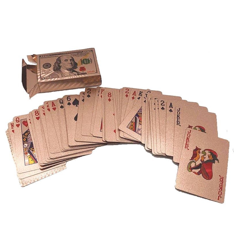 Jogo de Cartas Baralho Rosé Gold