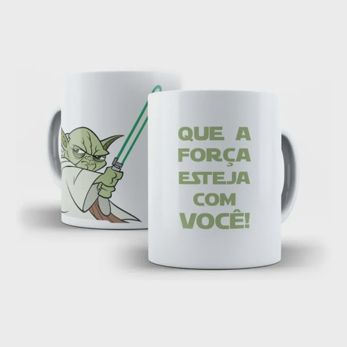 Caneca De Porcelana Aniversário, Mestre Yoda, Star Wars