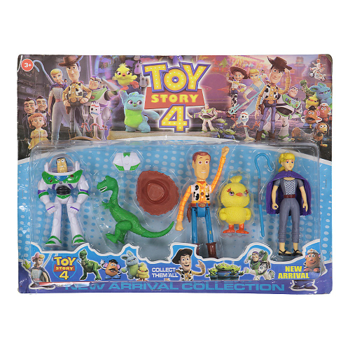 Toy Story 4 - kit 5 bonecos + acessórios