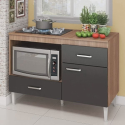 Balcão para Cooktop e Forno 1 Porta 2 Gavetas Tucum Yescasa Menor preço em Balcão para Cooktop e Forno 1 Porta 2 Gavetas Tucum Yescasa