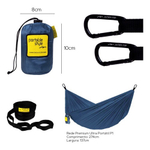 Rede De Camping Hamaca Portátil Ultra C/cinta Portable Style