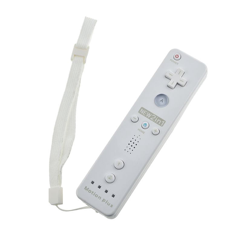 Controle Wii Remote Motion Plus Nintendo Wii Branco Wii U em Promoção na  Americanas