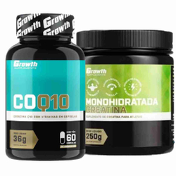 Coenzima Q10 60 Caps + Creatina 250g Monohidratada Growth é boa?