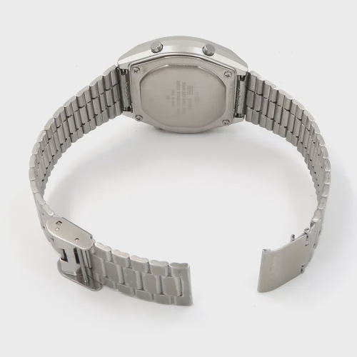 casio vintage glitter prata