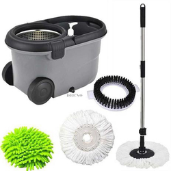 Esfregão Balde Perfect Mop Move - 3 Refis Com Roda E Alça Menor preço em Esfregão Balde Perfect Mop Move - 3 Refis Com Roda E Alça