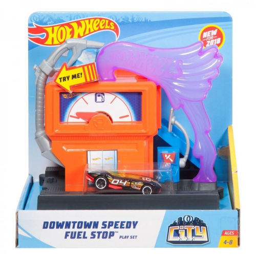 Hot Wheels - Pista de carros de brinquedo com garagem definitiva e