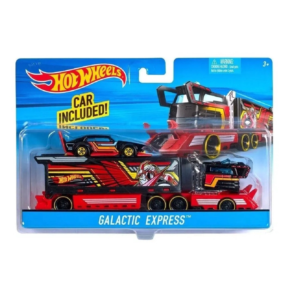 Caminhão Transportador Hot Wheels + 1 carro em Promoção na Americanas