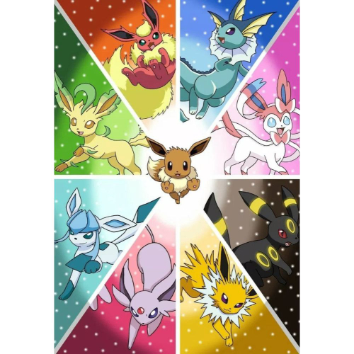 Uma família de Eeveelutions qualquer:A série