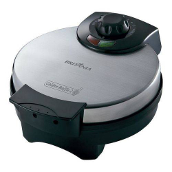 Maquina golden waffle prata/preto 850W britania 127V Menor preço em Maquina golden waffle prata/preto 850W britania 127V